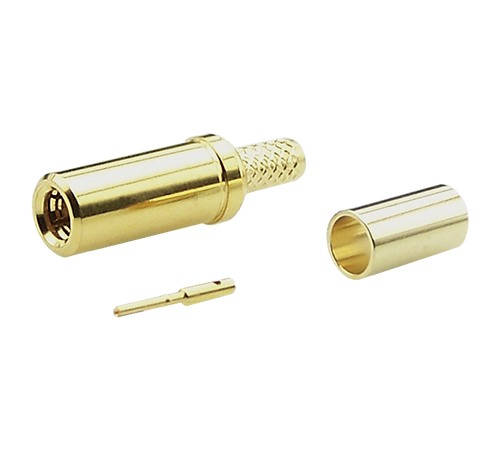 Straight RF Connector Gold Plated